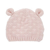 Gorro de Osito Bebé Rosa