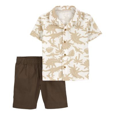 SET 2 PIEZAS SHORT/CAMISA DINO