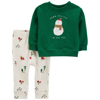 Conjunto de Snowman Navideño