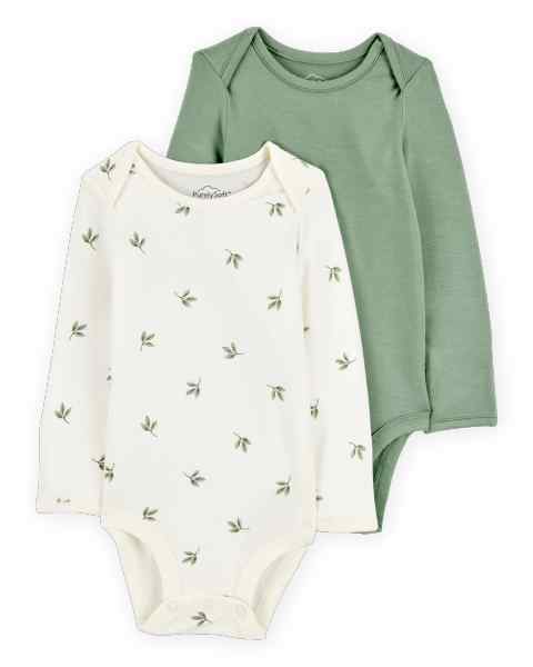Set 2 Bodys Hojas Verdes