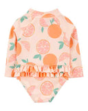 Traje de Baño Manga Larga Orange Slice