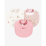 Set de Baberos Rosados 3pc