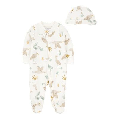 Set de Pijama y Gorro Naturaleza