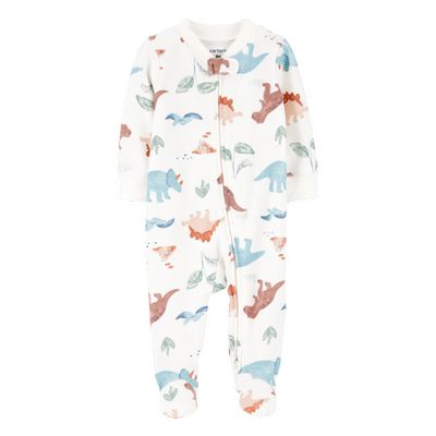 Pijama Dinosaurios Crema