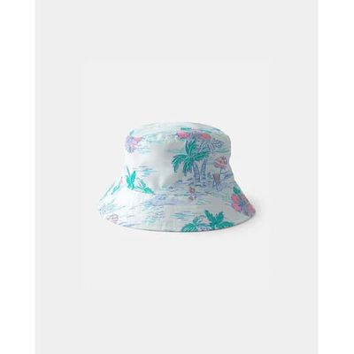 Gorro de Sol Tropical Reversible