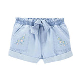 Short Tulum Azul Tejido-12 meses