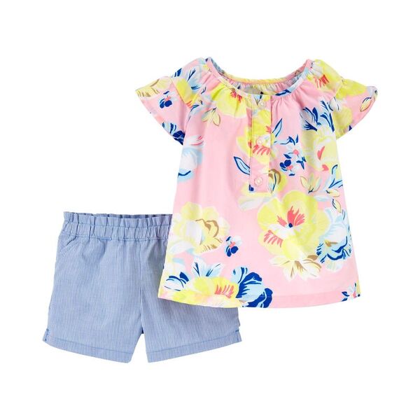 Ropita Niñas Tope Floral-9 meses