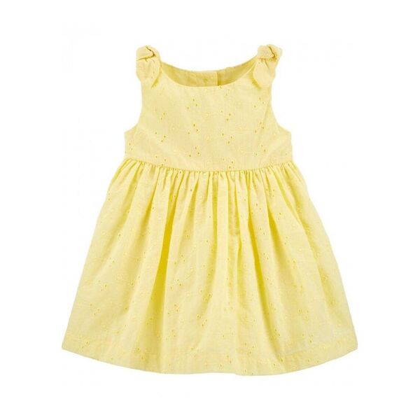 Vestido Tejido para niña Crema-9 meses