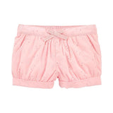 Short Tejido Corsage Rosado-12 meses