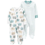 Set Ropita Cremallera S/2  Pijama Nb