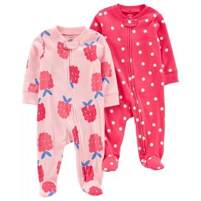 Set Ropita 2pcs Pijama Rasberry Niña 3m