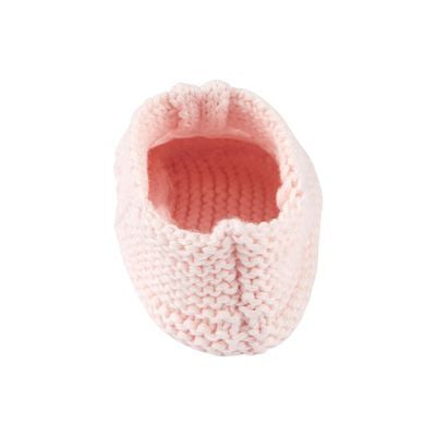 Media Bebe Crochet Rosado Nb