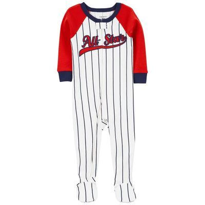 Pijama 1 pieza Baseball Blanco S.12m