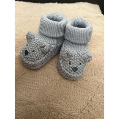 Zapatico Bebe Corchet Azul S.Newborn