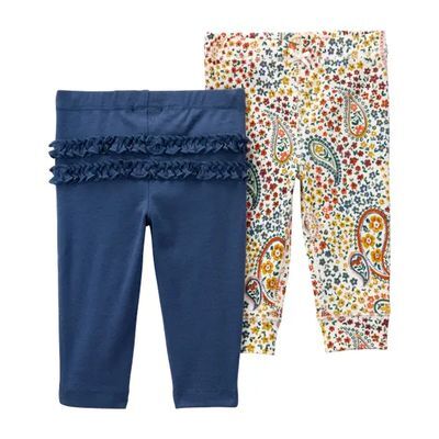 Pantalon Niñas 2 pack Azul S.18m