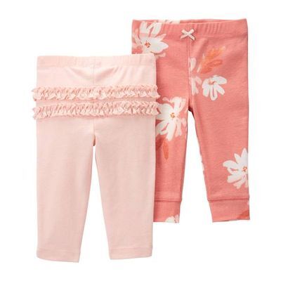 Pantalon Niñas 2 pack Floral S.12m