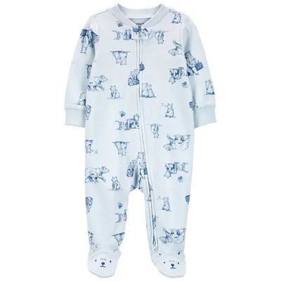 Pijama 2 piezas Niño Oso Azul S.3m