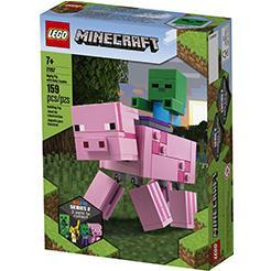 LEGO® Minecraft™ BigFig: Cerdo con Bebé Zombie