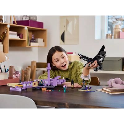 LEGO Minecraft El Dragón y El Barco End