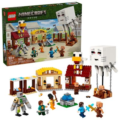 LEGO Minecraft - The Ghast Balloon Village Attack
