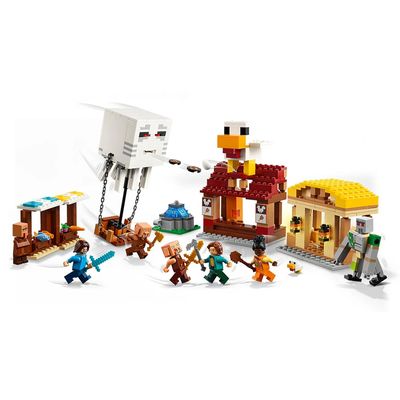 LEGO Minecraft - The Ghast Balloon Village Attack