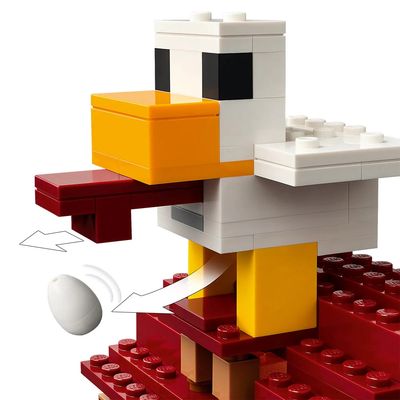 LEGO Minecraft - The Ghast Balloon Village Attack