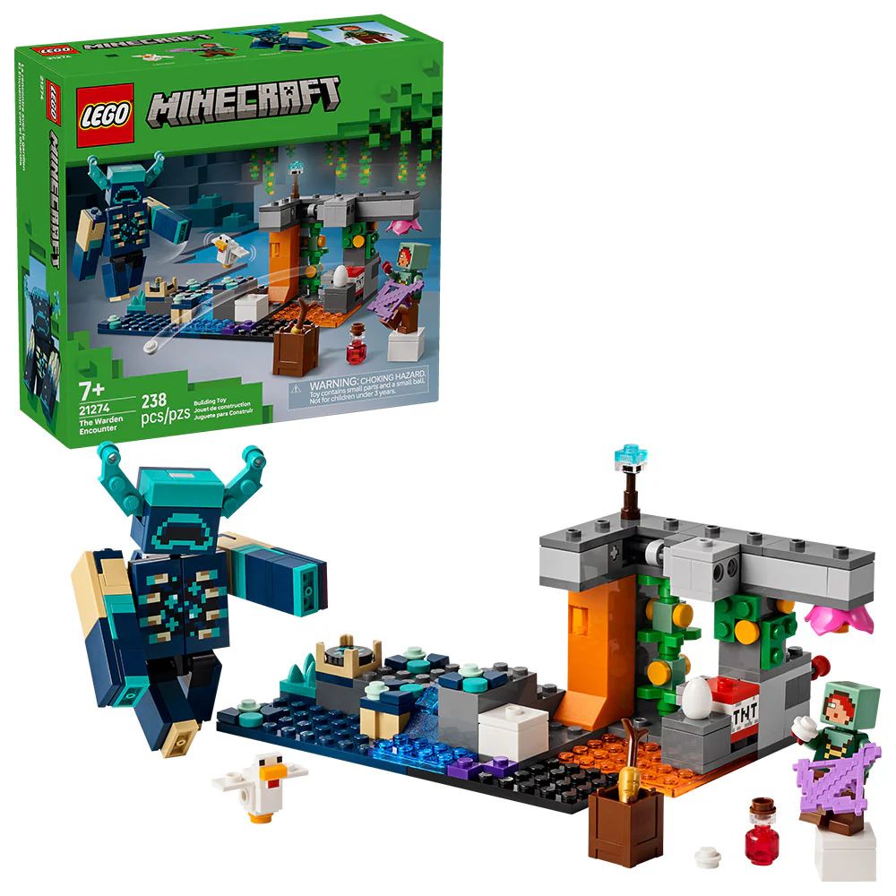 LEGO Minecraft - The Warden Encounter