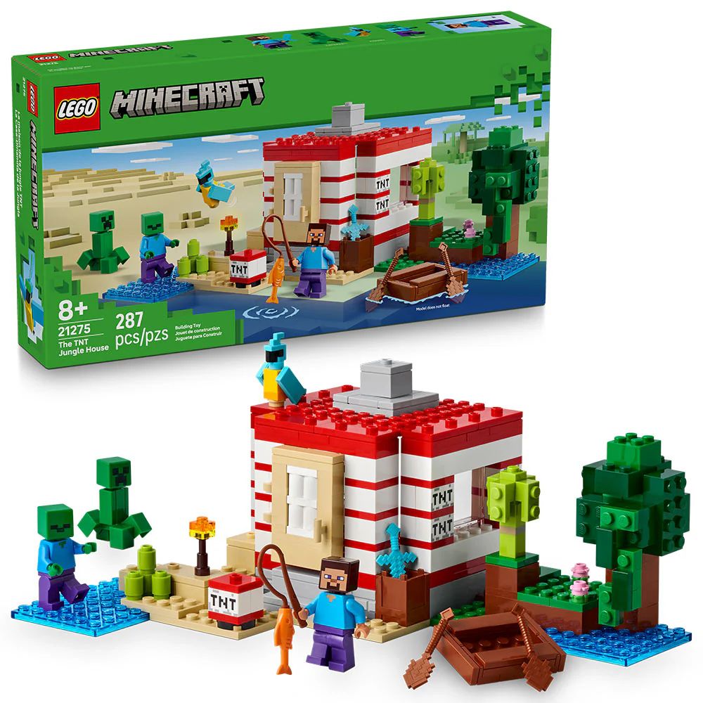 LEGO Minecraft - The TNT Jungle House