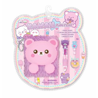 Set de Papelería Kawaii Mini Play - Osito