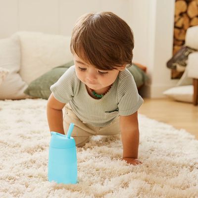 Vaso Con Chupete 10oz- Azul