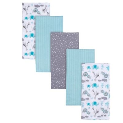 Mantas de Franela 5pc Azul