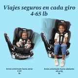 Silla de Carro EasyTurn™ 360 2 en 1 Gris