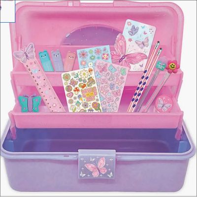 Estuche Lapices Estacionario Butterfly