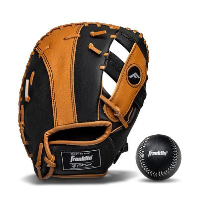 Guante Baseball 9.5pulg Bk/Tn Reg C/Pelota