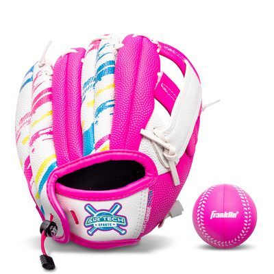 Guante Baseball 9pulg Wht/Pnk Airtech C/