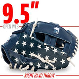 Guante Y Pelota 9.5pu Azul/Rojo/Blanc
