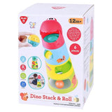 Dino Apilar & Rodar 6 Pcs
