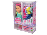 Muñeca con Armario 14 pulgadas