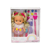 Set de Muñeca con Accesorios para el Pelo 10 pulgadas