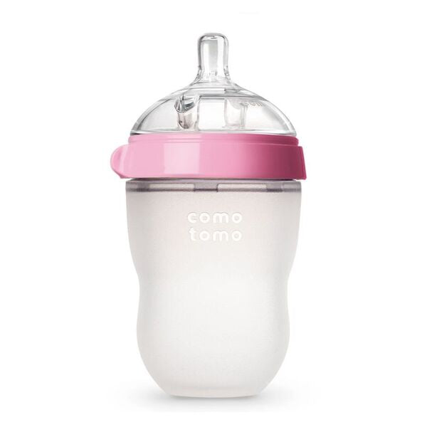 Comotomo Biberon Bebe 8oz Color Rosado