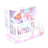 Muneca 10pulg. Set Juego con Cuna