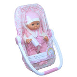 Muneca 16pulg C/Cargador Bebe Y Biberon