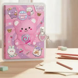 Diario con Candado y Llaves Animales