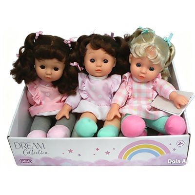 Muneca 12pulg. Suave Con Pelo Sur. 6