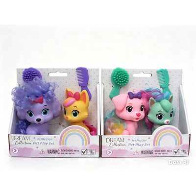 Set dos Mascotas Lovely de Juego