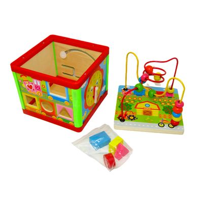 Cubo Didáctico de Madera
