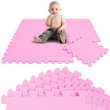 Alfombra de Foam 4 Pcs - Rosado