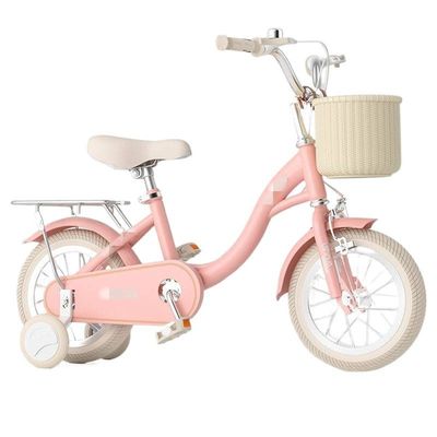 Bicicleta Con Canasto Rosado