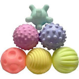 Pelotas Con Texturas 6pc