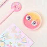Kit Glow in the Dark Slime Art Mariposas